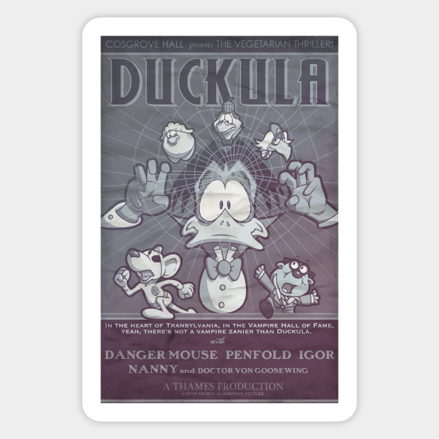 Count Duckula: The Movie Sticker by SethNicholasJohnson